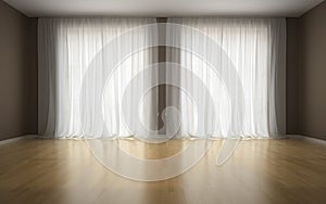 Empty room in waiting for tenants