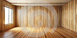 Empty Room - Wood Texture Background