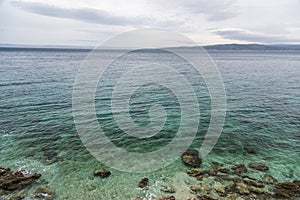 Empty Sandy Beach Near Baska Voda - Baska Voda, Makarska, Dalmatia, Croatia