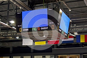 Empty scoreboard