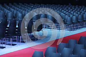 Empty seat in conference hall