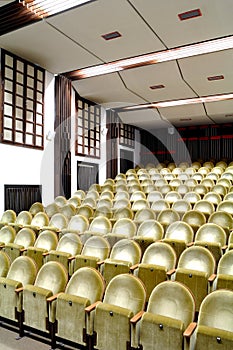 Empty seats in the cinema