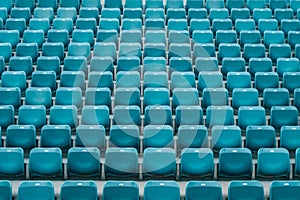 Empty seats stadium event. Generate Ai