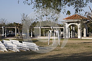 Empty Seats Before a Wedding