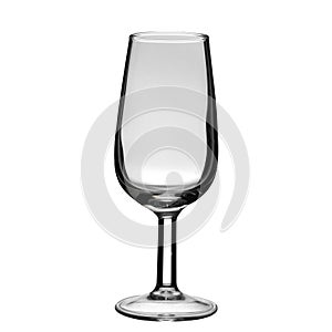 Empty sherry glass