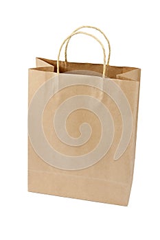 Empty Shopping Bag from craft paper