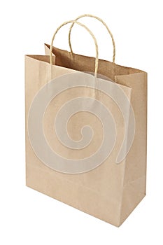 Empty Shopping Bag from craft paper