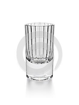 Empty shot glass