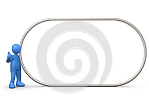 Empty Sign With Thumb Up