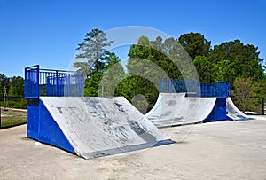Empty Skateboard Park during Coronavirus Pandemic