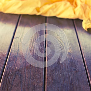 Empty space on the desktop Old Natural Wooden Shabby Background Toning square