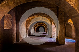 Empty space on fortress of Sousse.