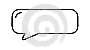 Empty Speech Bubble: Communication, Text Dialogue Placeholder, vector design Generative AI