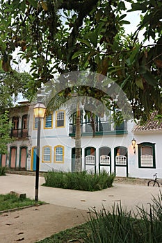 Empty Square in Paraty, Brazil