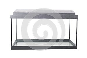 Empty squared fish tank