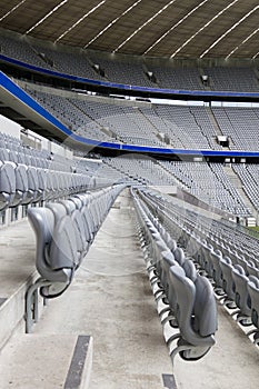 Empty Stadium Tribunes