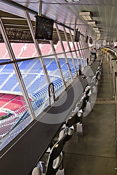 Empty Stadium VIP Tribunes