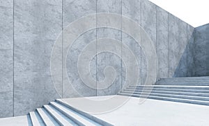 Empty stairs in the city