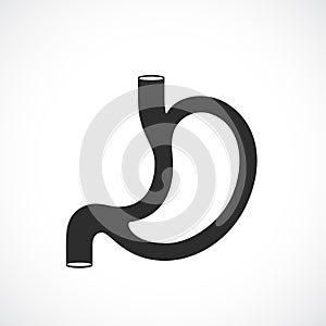 Empty stomach vector icon
