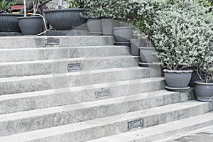 empty stone stairway