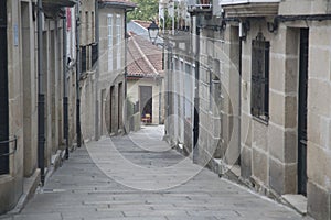 Empty Street; Allariz; Orense; Galicia