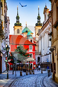 Prague Old Town Street.