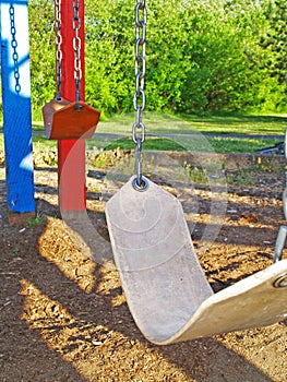 Empty Swingset photo