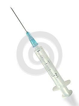 Empty syringe 2ml.