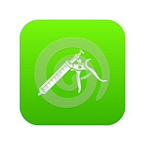 Empty syringe icon, simple style