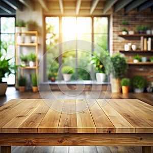 Empty Table for Display or Montage