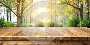 Empty Table for Display or Montage