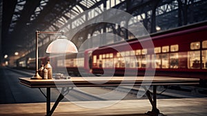 An empty table stands as a testament to timeless elegance, the countless stories of journey, vivid visuals