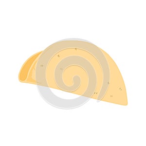 Empty Taco Shell Vector