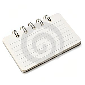 Empty Task isolated on white background