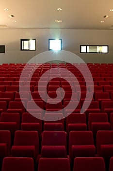 Empty Theater Seating