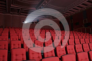 Empty theatre auditorium cinema photo