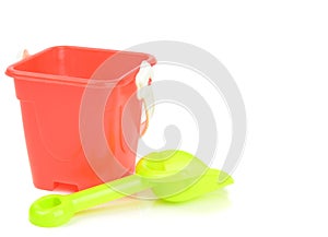 Toy bucket and spade