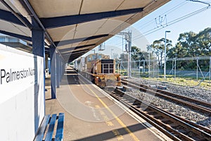 An empty train station in Palmerston North New Zealand