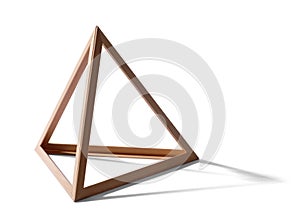 Empty triangular frame