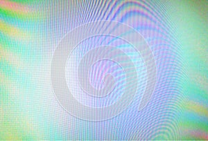 Empty tv grid texture with chromatic aberration background