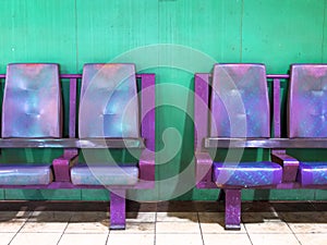 Empty waiting area chairs