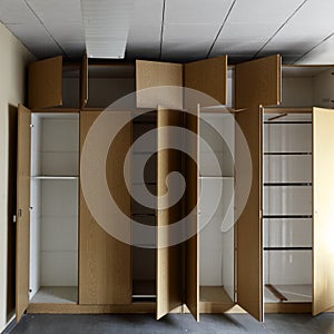 Empty wardrobes