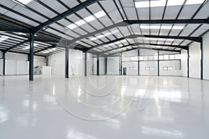 An empty warehouse