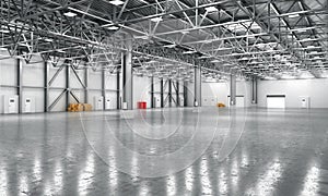 Empty warehouse.