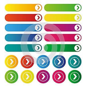 Empty web button vector illustration concept image icon