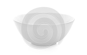 Empty White bowl isolated on white background