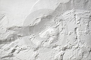 Empty white brick wall texture