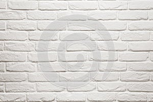 Vacío blanco ladrillo muro 