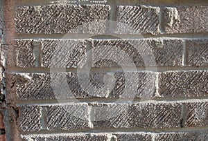 Empty white Brick Wall Texture. Background of the white brick walls