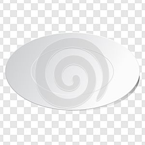 Empty white dish plate background